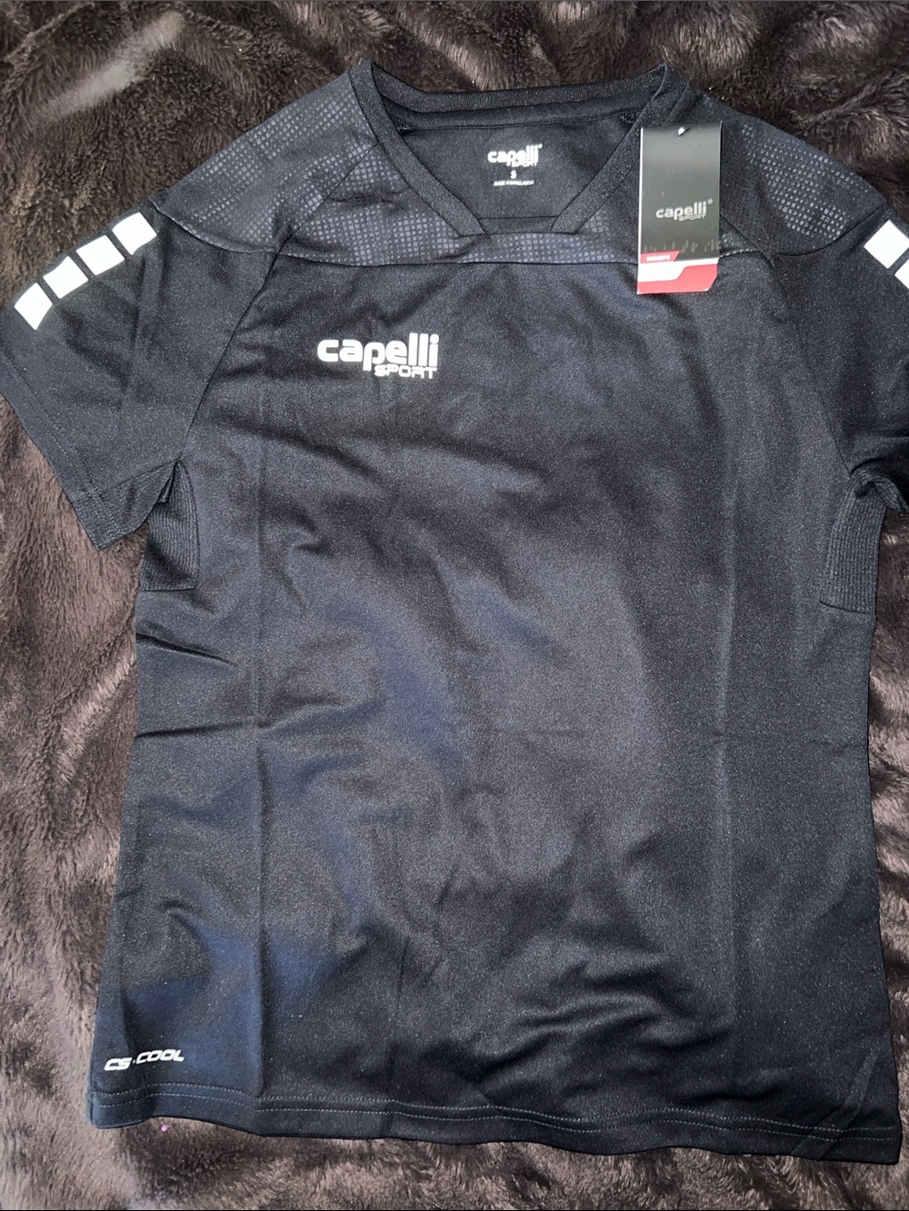 Capelli Sport Black Performance Soccer Jersey - Women